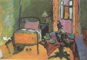 Wassily Kandinsky Bedroom in Ainmillerstrasse (mk12) oil painting